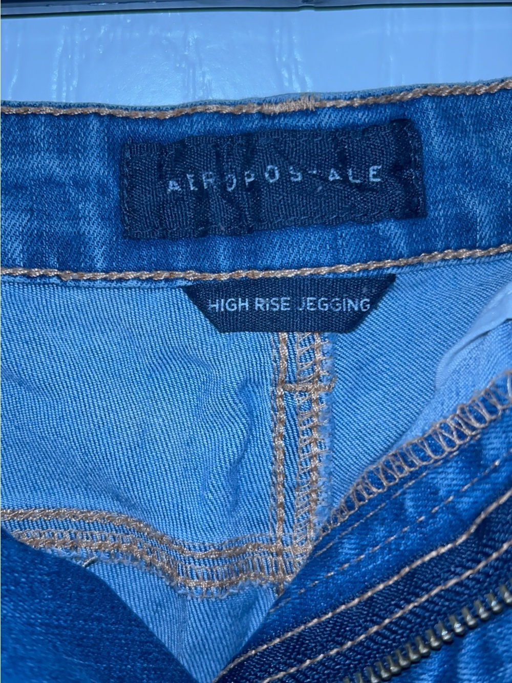 aerie High-Rise Skinny Jeans - Blue